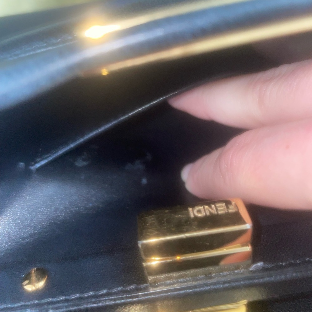 Fendi Peekaboo Mini Black Gold - Picture 16 of 16
